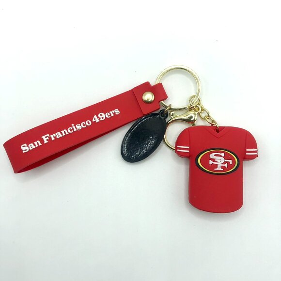 NEW 49ers Kittle Jersey Silicone Keychain - Picture 4 of 6